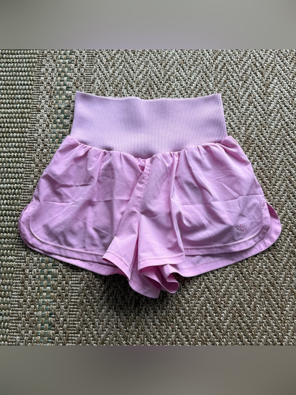 JoyLab Pink High Waisted Shorts with Built In Shorts